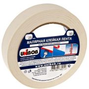 Кл лента малярн 25мм*50м белая ин/упак UNIBIB 28135 /168549